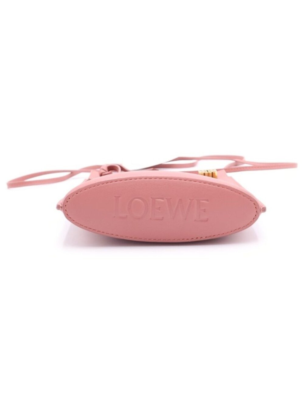 Loewe Dice Pocket Leather Shoulder Bag Pink - Picture 4 of 7